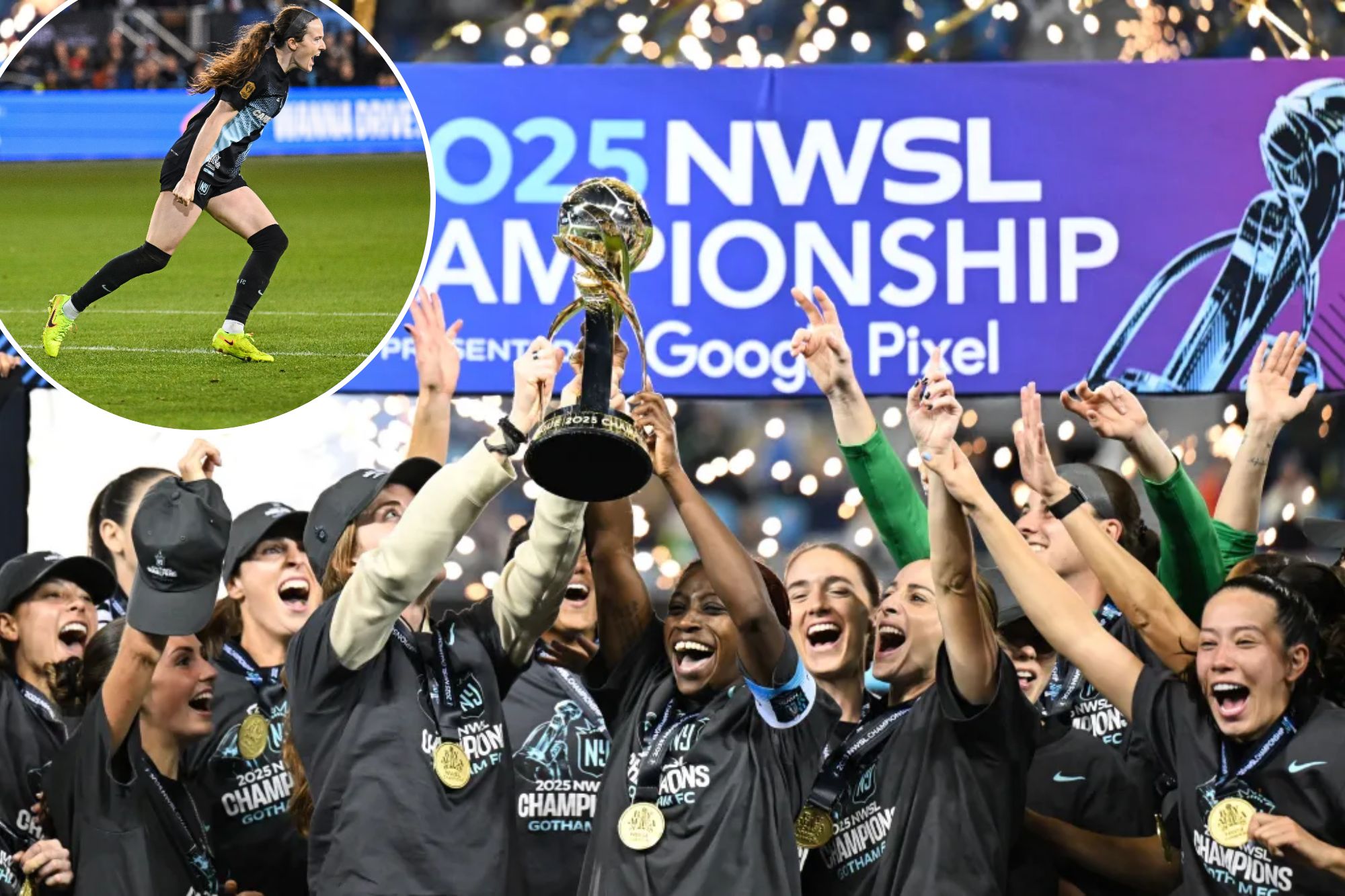 Gol Telat Lavelle Bawa Gotham FC Juara NWSL!